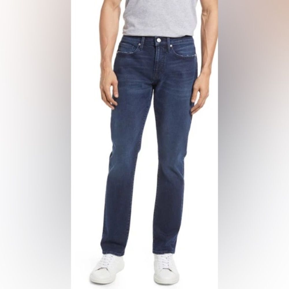 FRAME L'Homme Slim Fit Jeans in Blue Coast